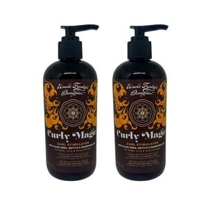 Uncle Funky's Daughter Curly Magic Curl Stimulator Gel 12 oz Lot of 2 Hair Care